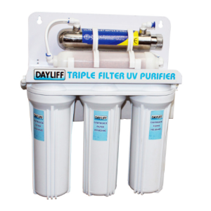 TRIPLE UV PURIFIER 10" 6W - 300 litres/hr